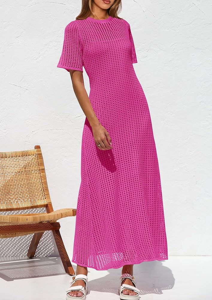 Althea Crochet Maxi Dress