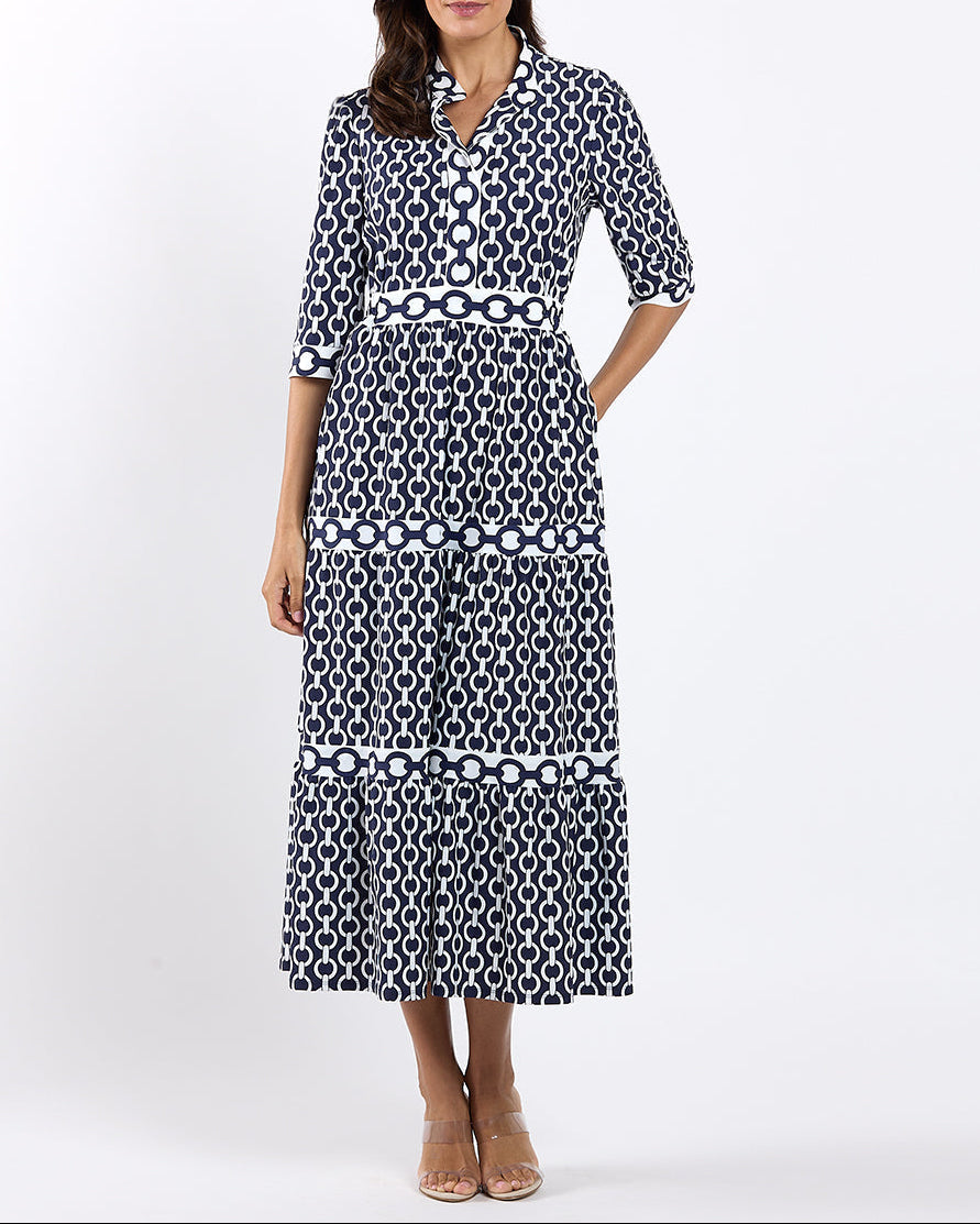 Althea Azure Maxi Dress