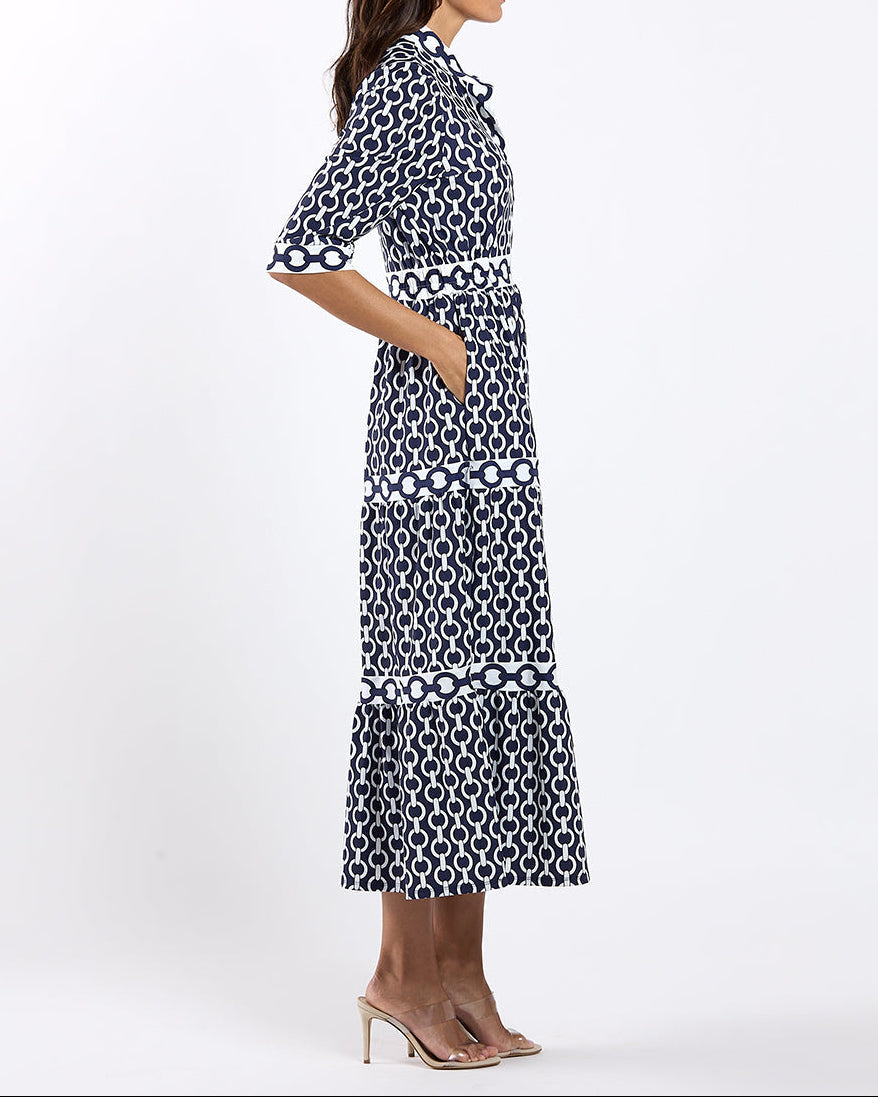 Althea Azure Maxi Dress