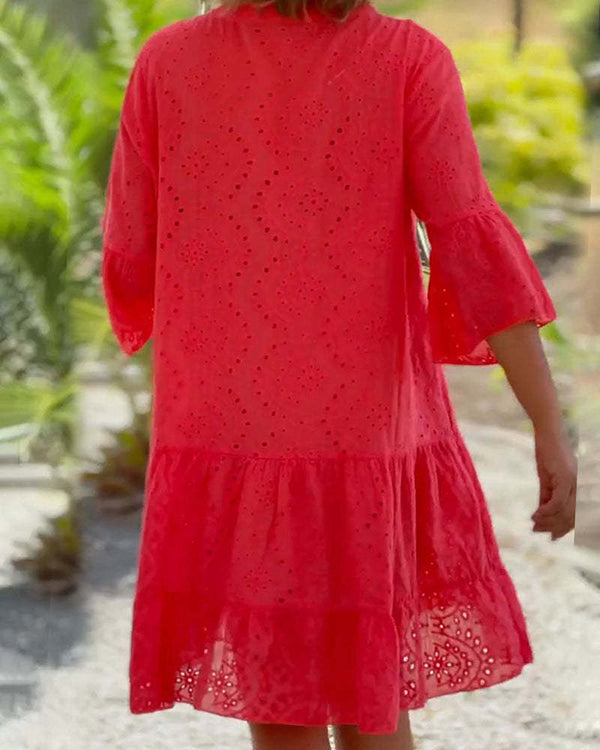 Elora Lace Midi Dress