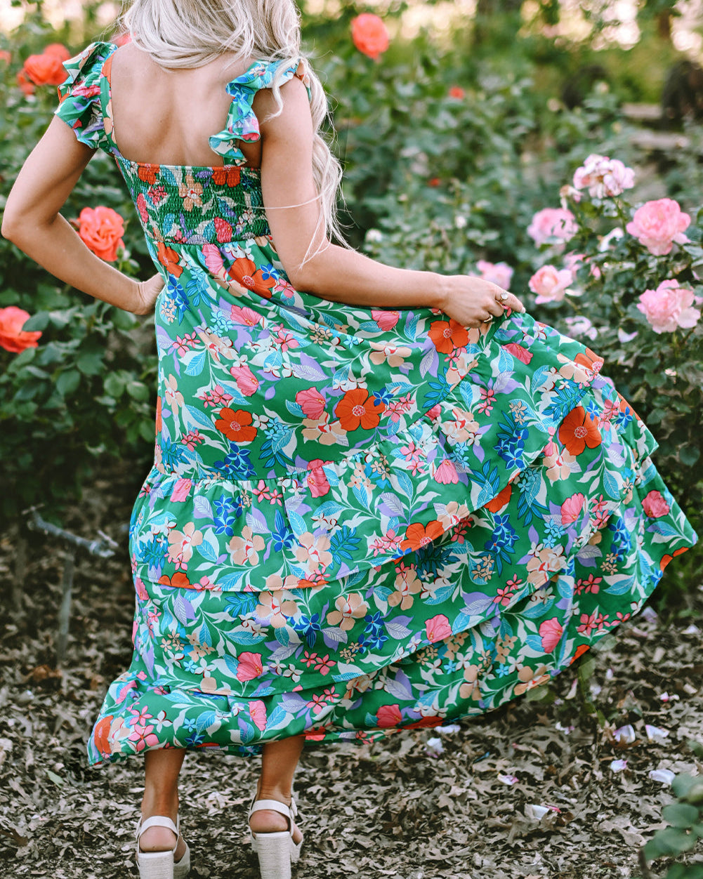 Bloomwave Maxi Dress