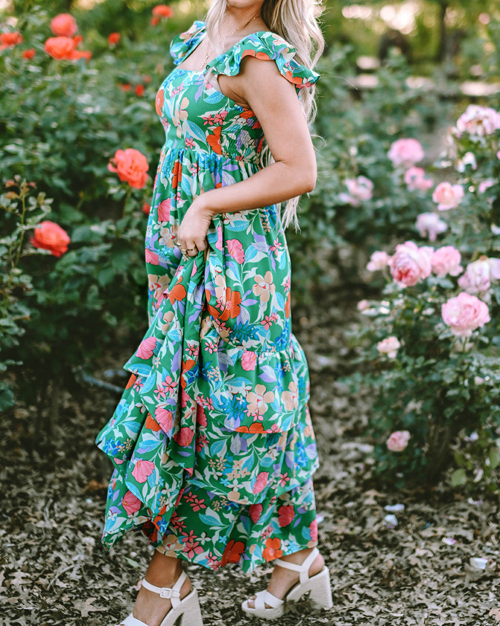 Bloomwave Maxi Dress