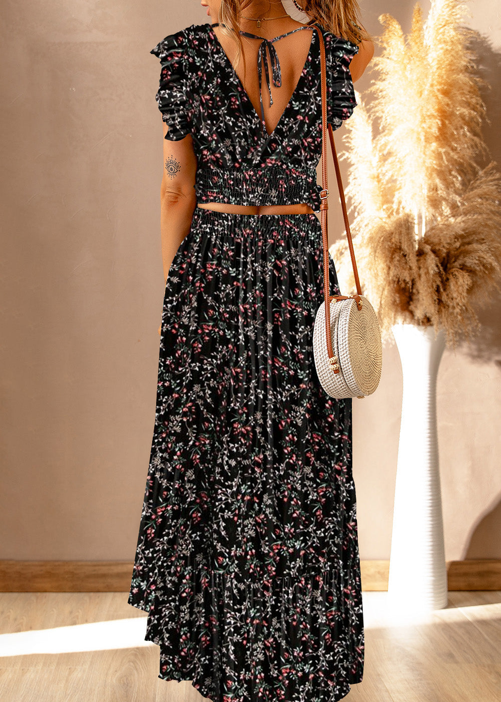 Floral Ruffle Set