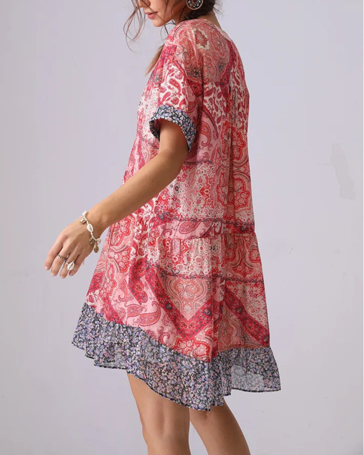 Solea Patchwork Dress