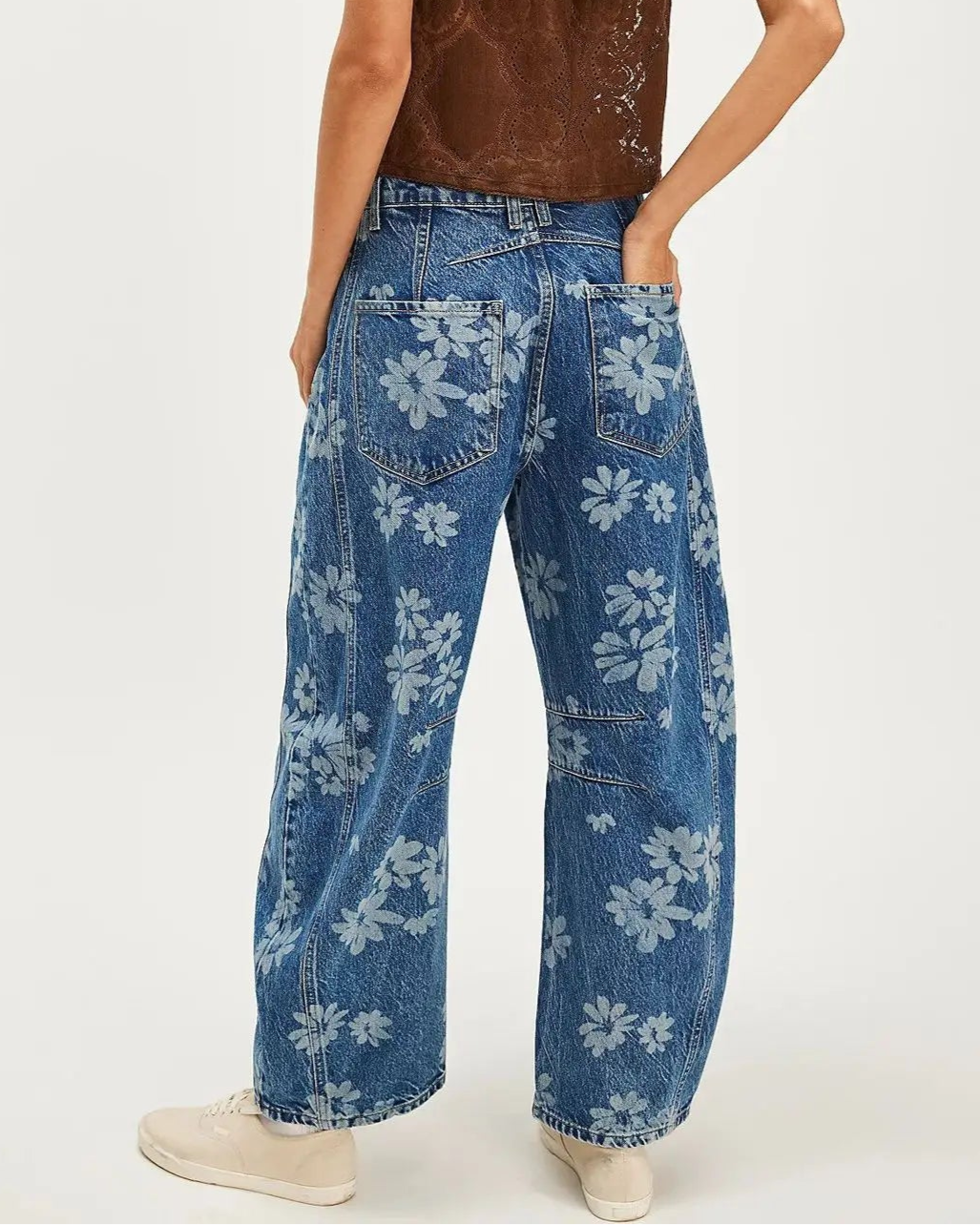 Boho Printed Jeans