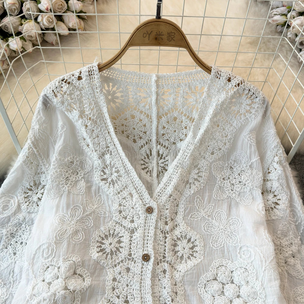Adele Crochet Blouse