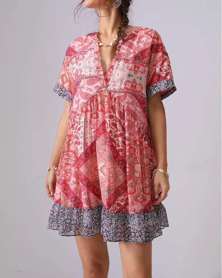 Solea Patchwork Dress