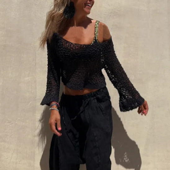 Tani Crochet Top