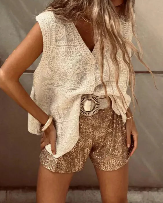 Sylvie Crochet Vest