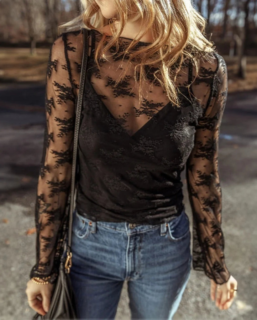 Nia Mesh Top
