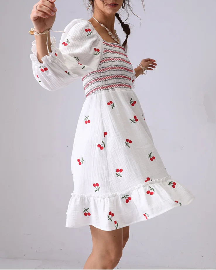 Cherry Soleil Dress