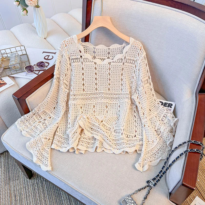 Marigold Crochet Blouse