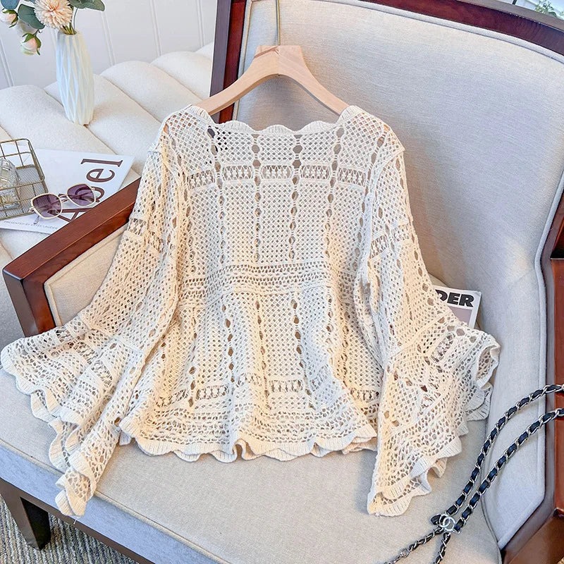 Marigold Crochet Blouse