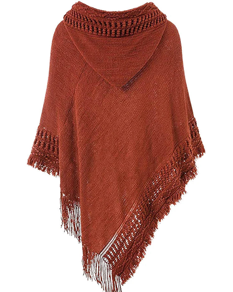 Fenella Lace-Up Poncho