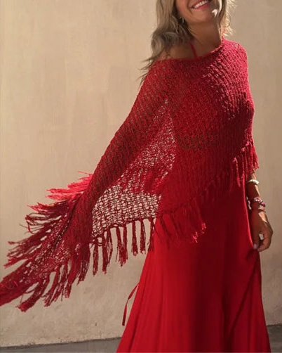 Liri Tassel Knit Top