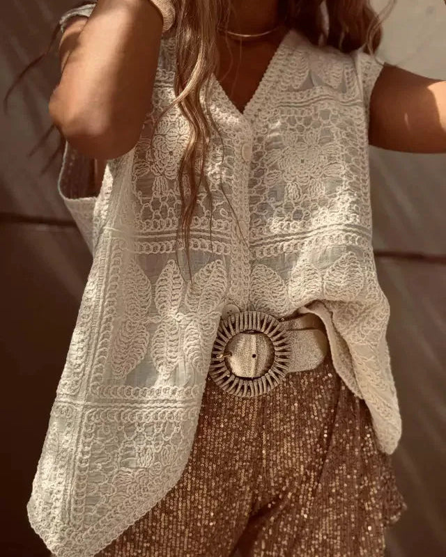 Sylvie Crochet Vest