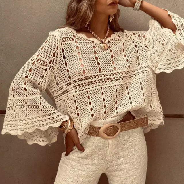 Marigold Crochet Blouse