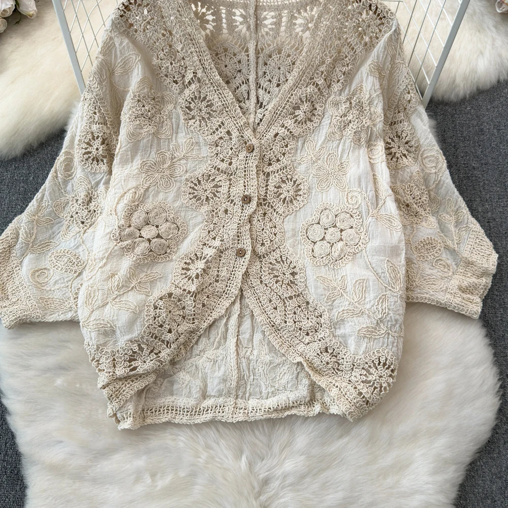 Adele Crochet Blouse