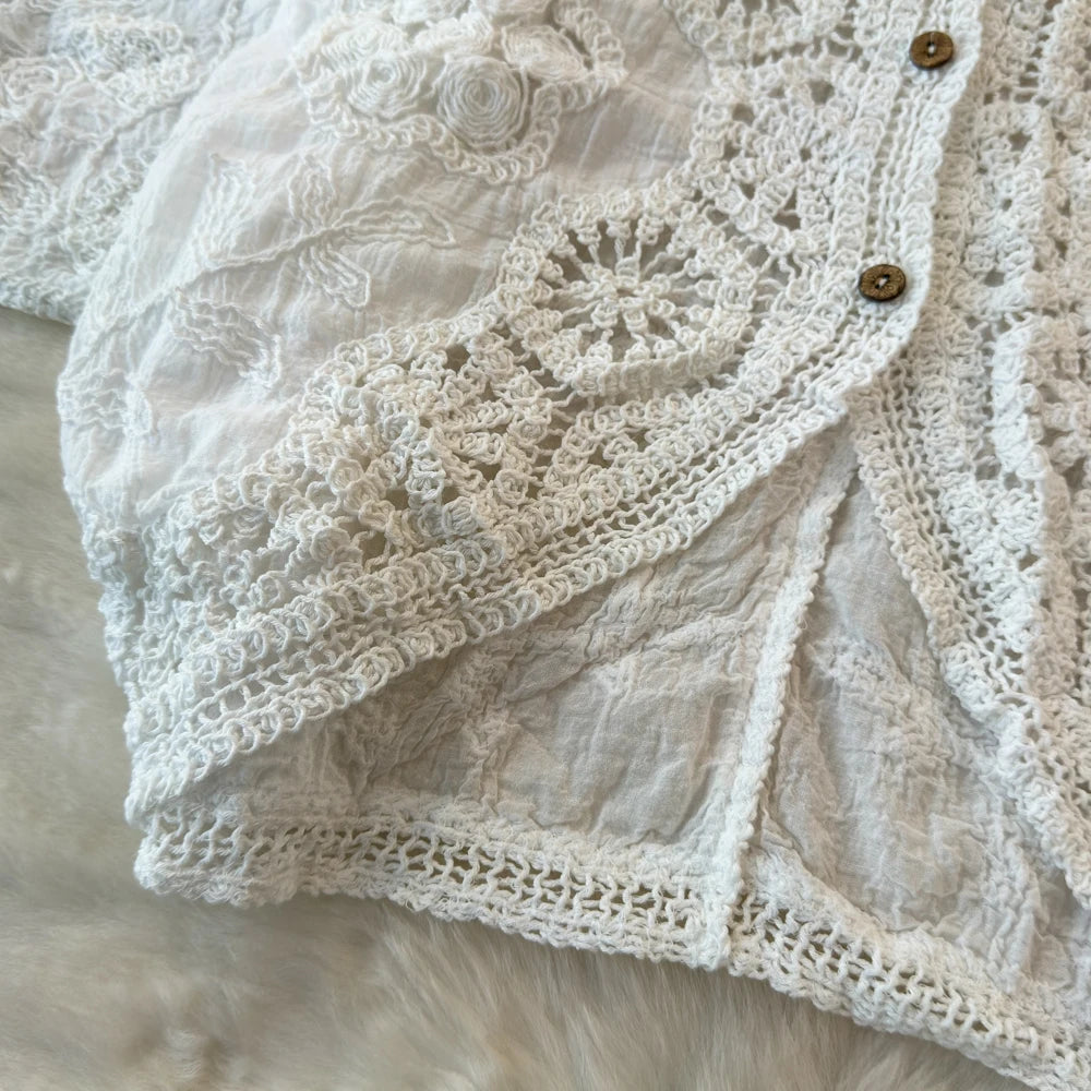 Adele Crochet Blouse