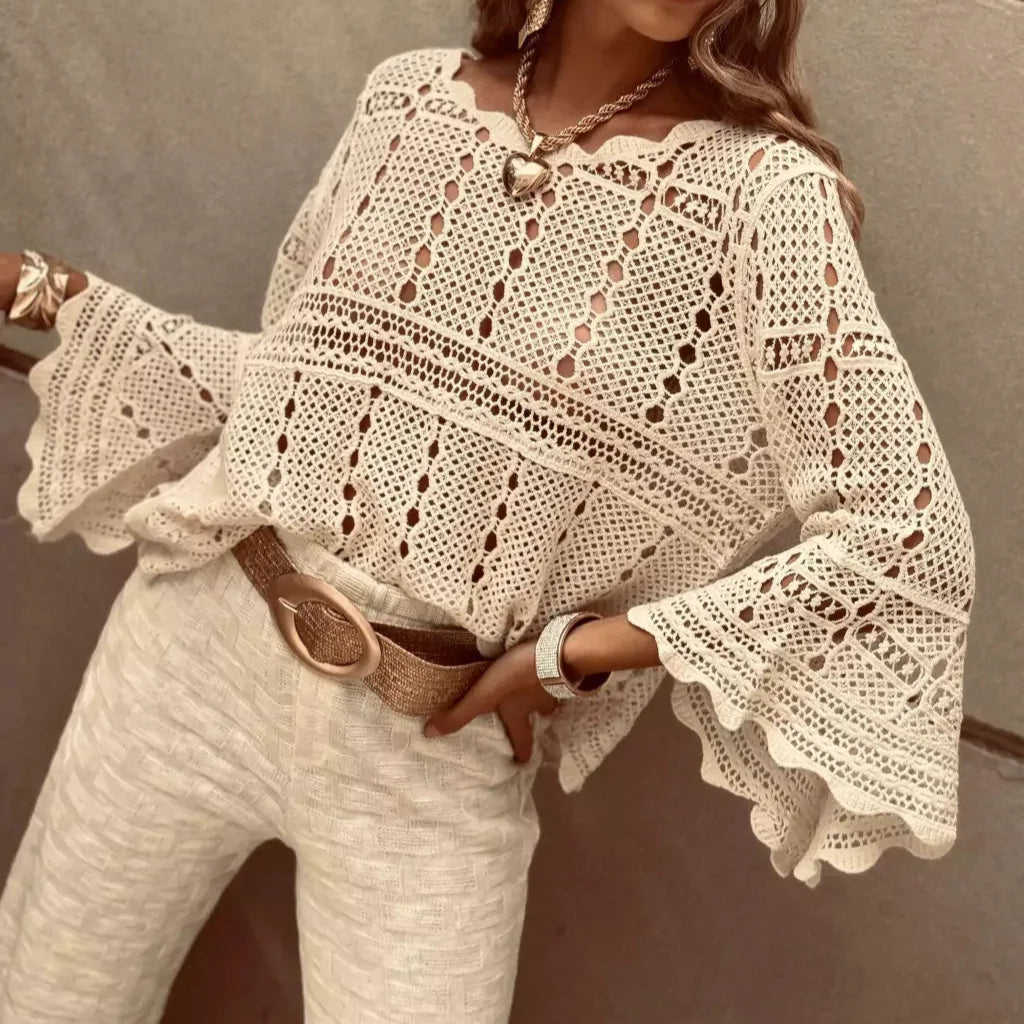 Marigold Crochet Blouse