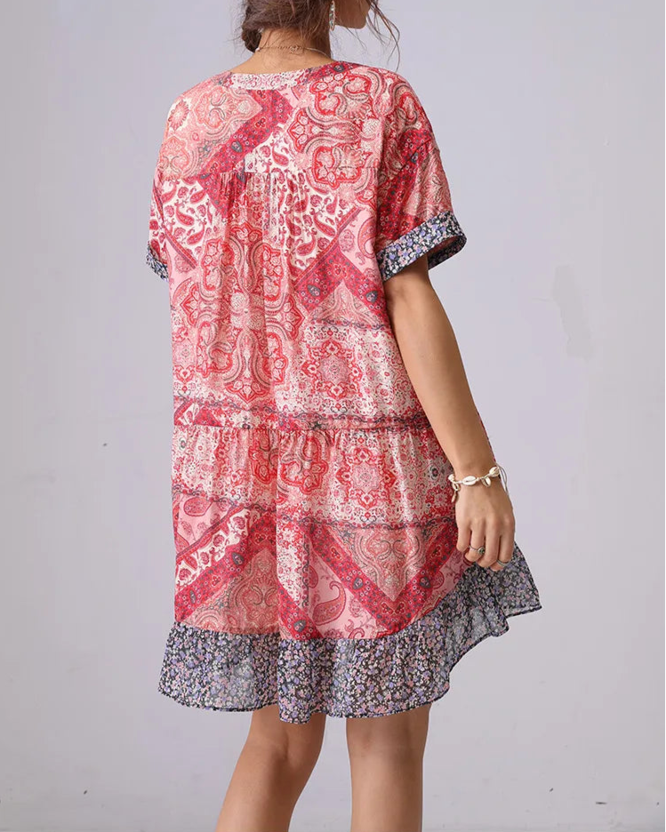 Solea Patchwork Dress