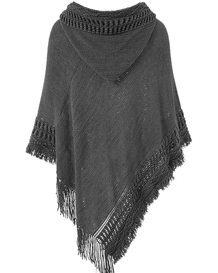 Fenella Lace-Up Poncho