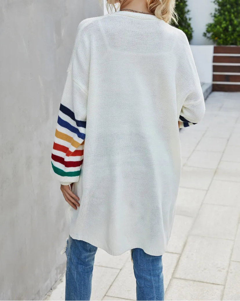 Rainbow Drift Cardigan