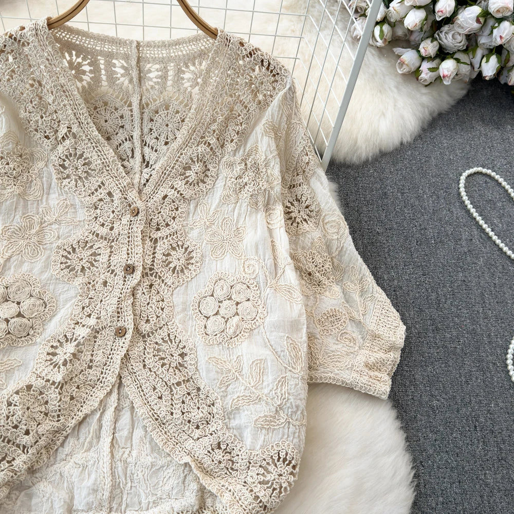Adele Crochet Blouse