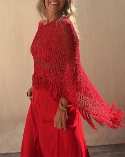 Liri Tassel Knit Top