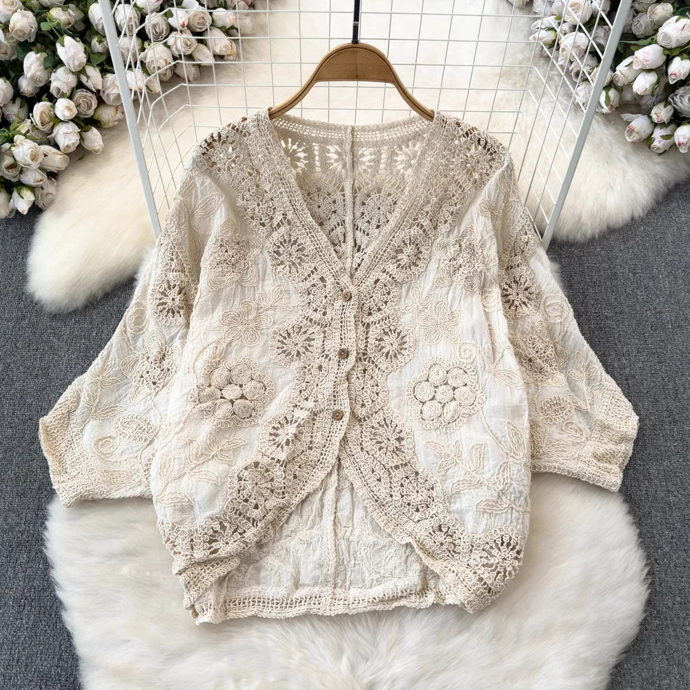 Adele Crochet Blouse