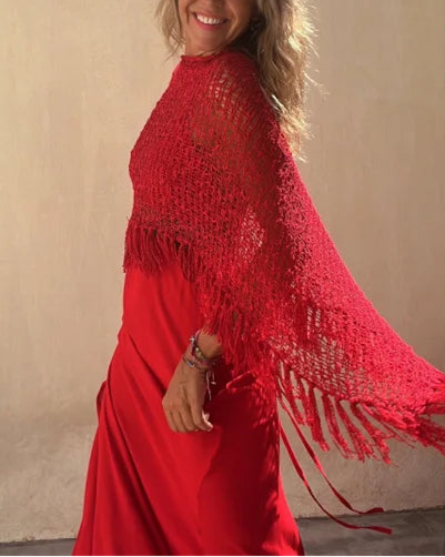 Liri Tassel Knit Top