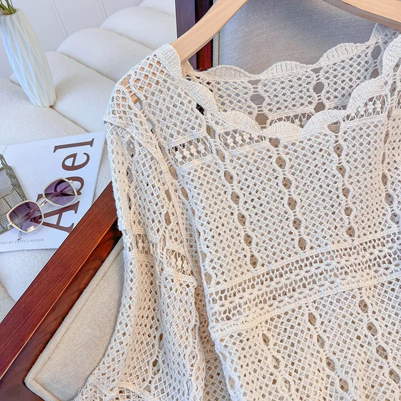 Marigold Crochet Blouse