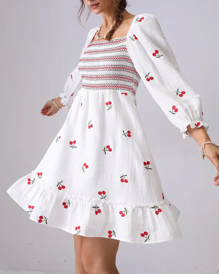 Cherry Soleil Dress