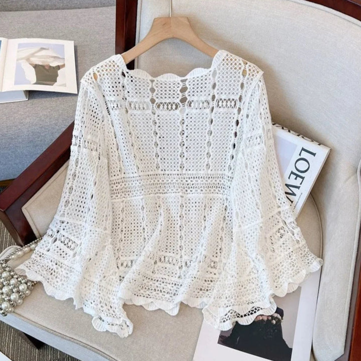 Marigold Crochet Blouse
