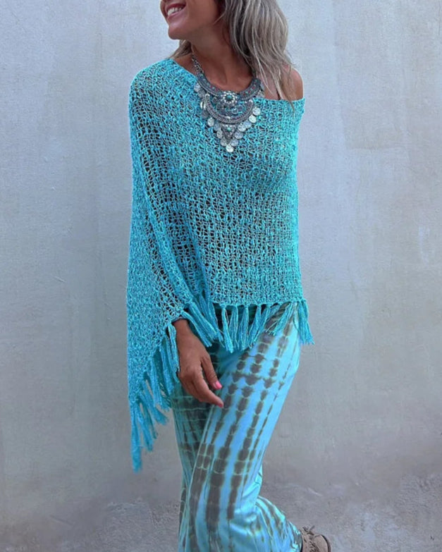 Liri Tassel Knit Top