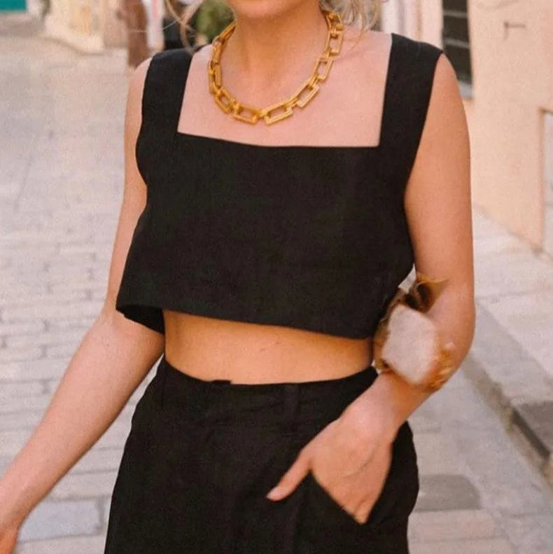 Lourdes Crop Top