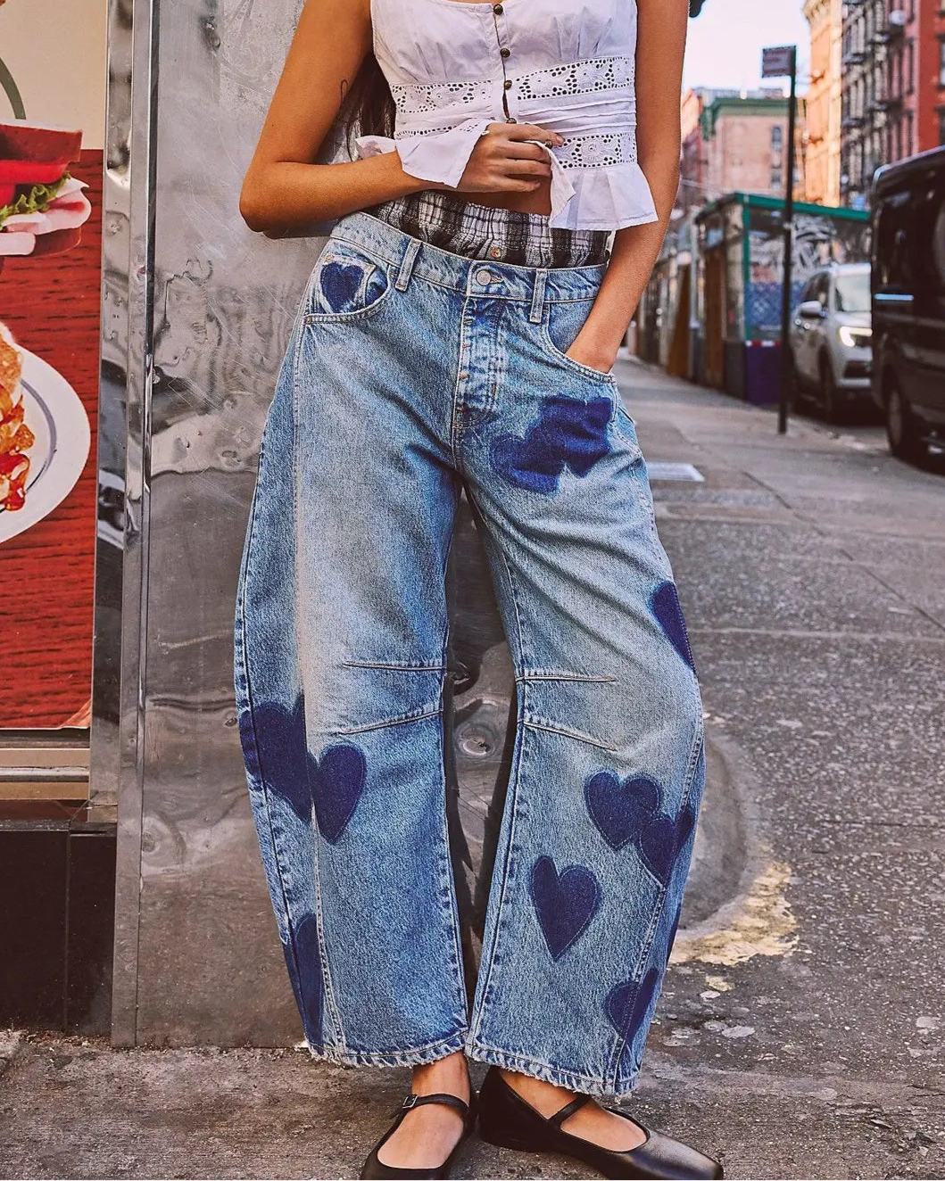 Boho Printed Jeans