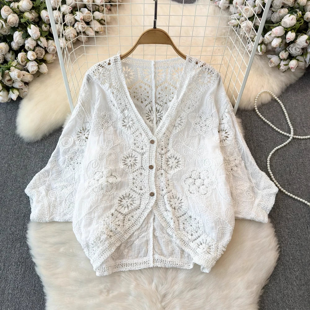 Adele Crochet Blouse
