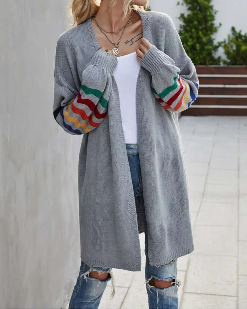 Rainbow Drift Cardigan