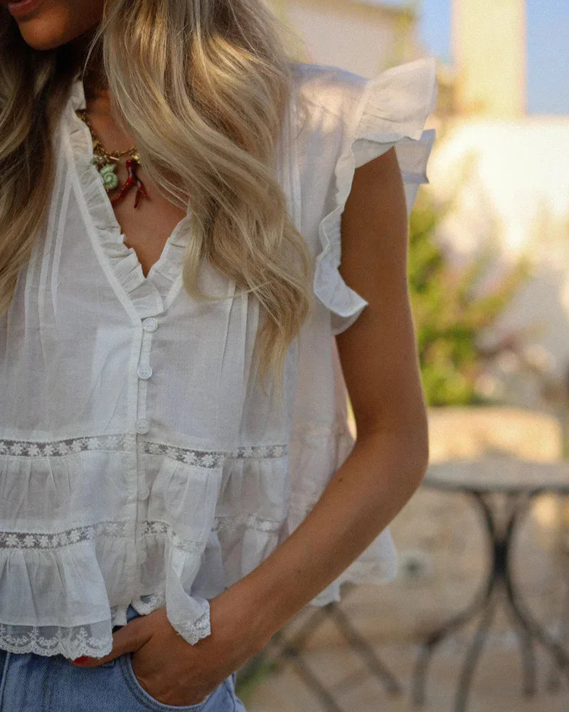 Amara Ruffle Blouse