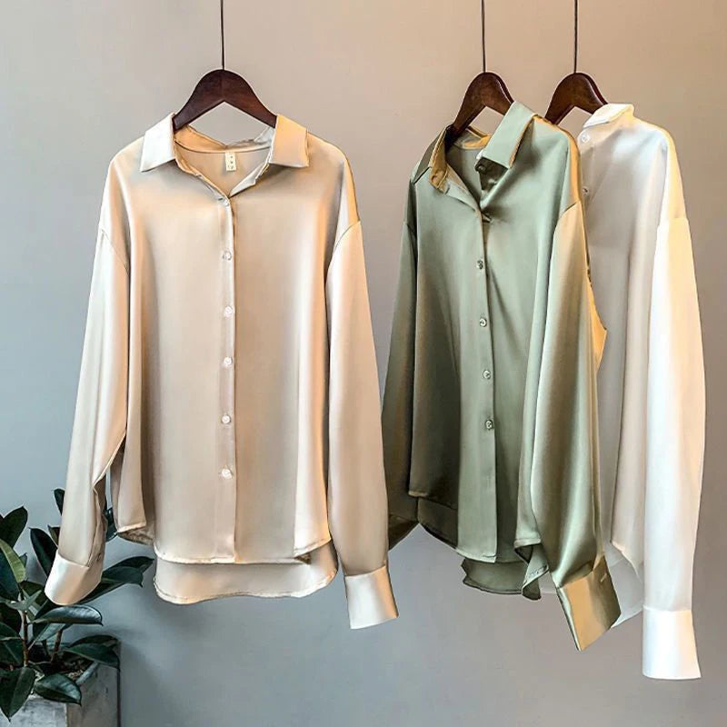 Elegant Satin Blouse