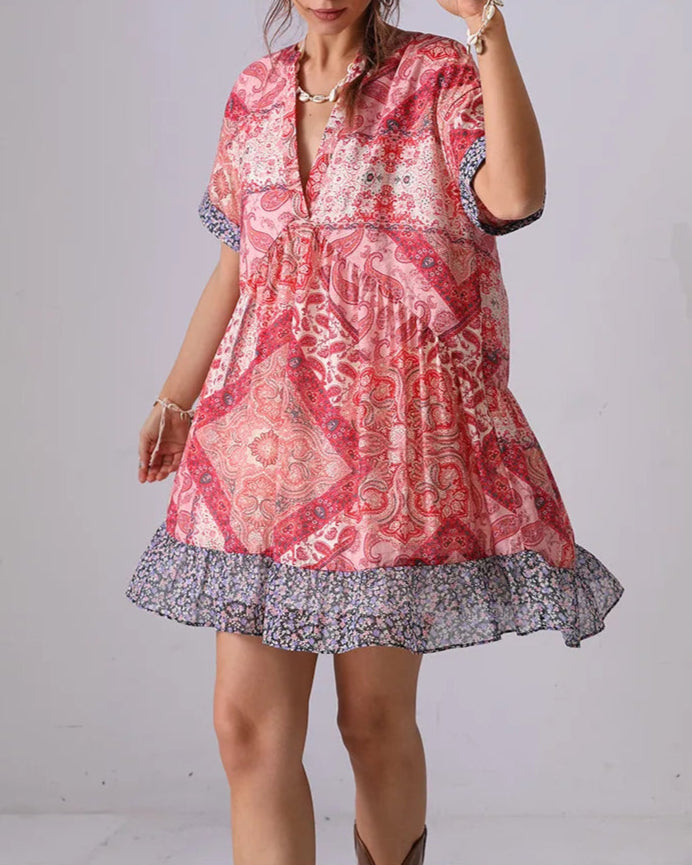 Solea Patchwork Dress