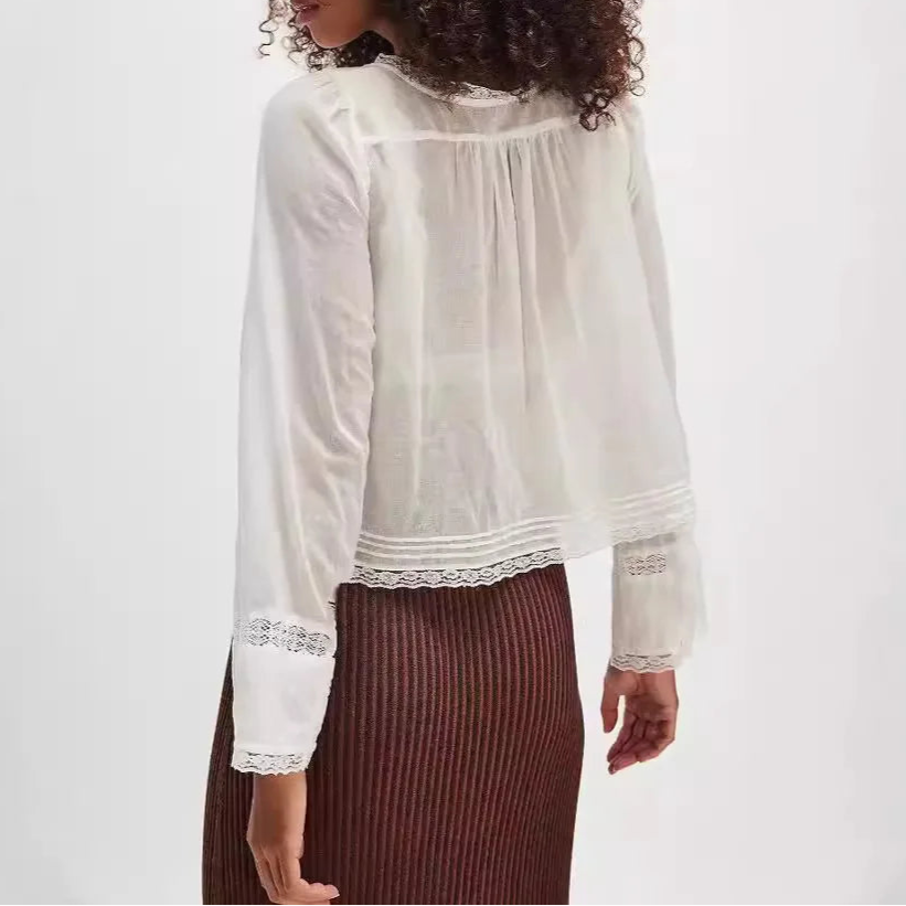 Moonlace Ruffle Top