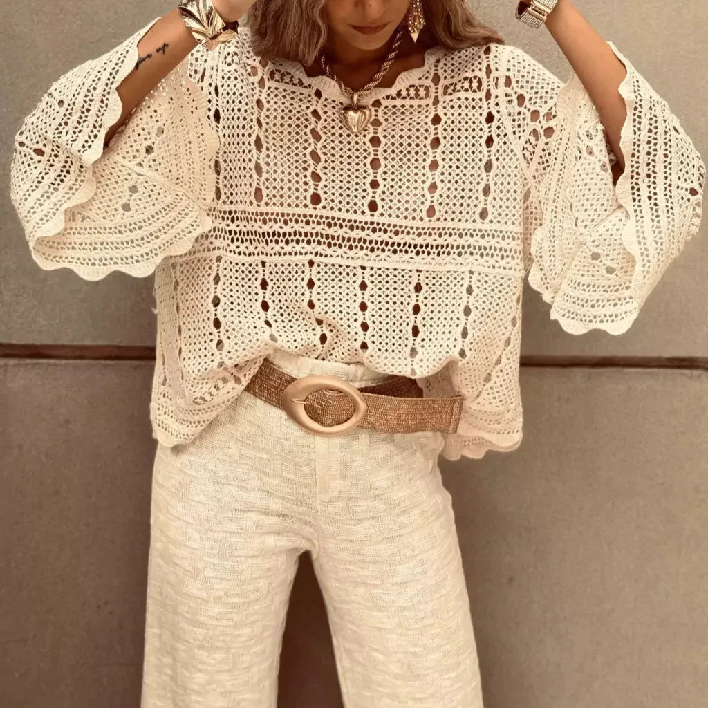 Marigold Crochet Blouse