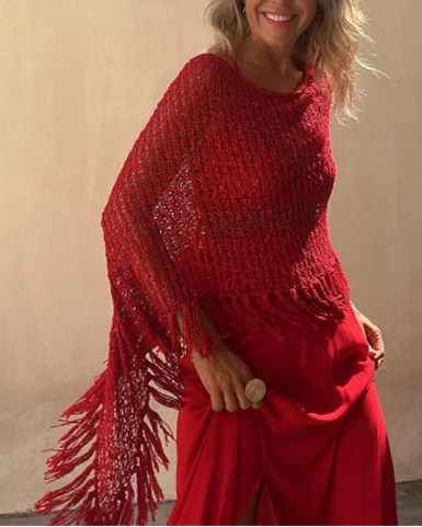 Liri Tassel Knit Top