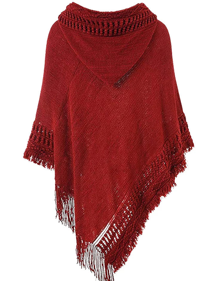 Fenella Lace-Up Poncho