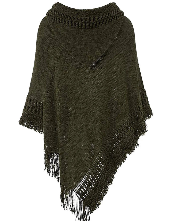 Fenella Lace-Up Poncho