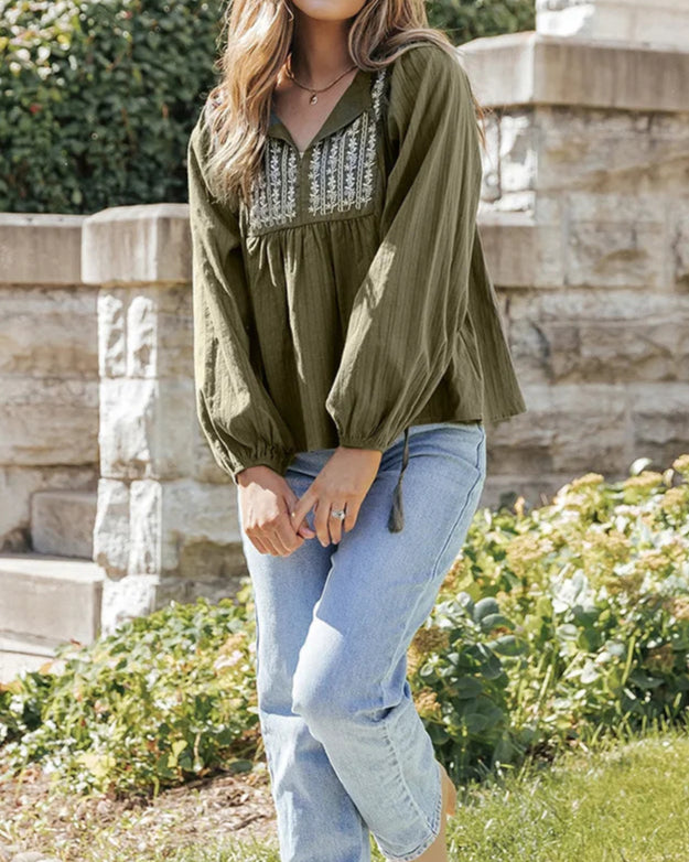 Gigi Embroidery Blouse