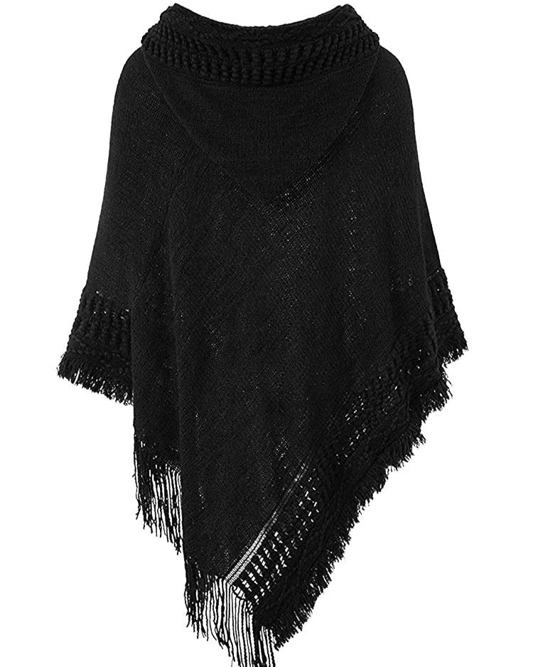 Fenella Lace-Up Poncho