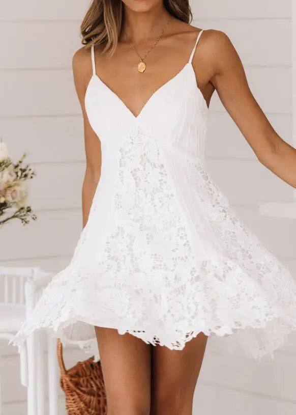 Luna Lace Mini Dress